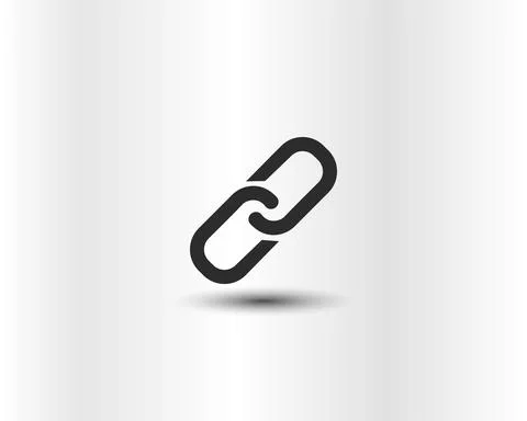 Chain, link icon. Vector illustration. Stock Illustration