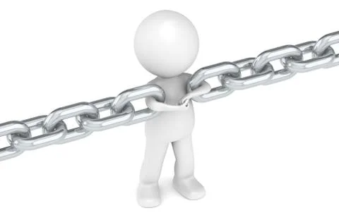 Chain Link Stock Illustration