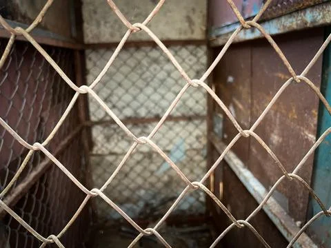 Chain link mesh Stock Photos