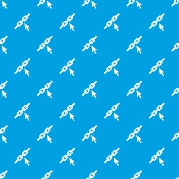 Chain link pattern seamless blue イラスト素材