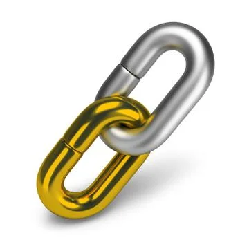 Chain links Stock Illustration
