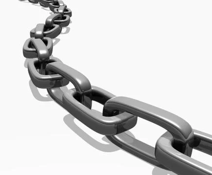 Chain Links Stock Illustration