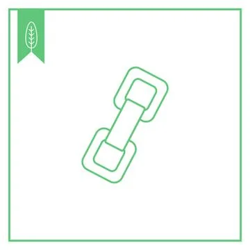 Chain links Stock-Illustration