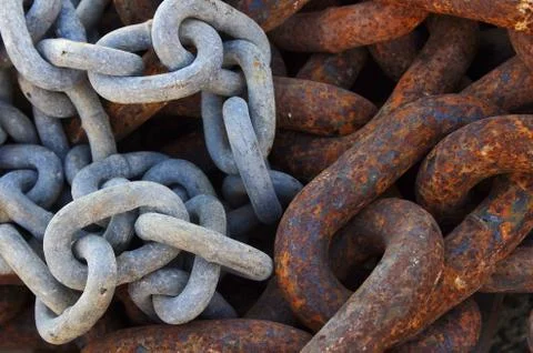 Chain links Stock Photos