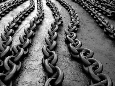 Chain links Stock Photos