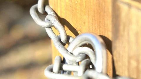 Chain locker rust Video stock 120356389