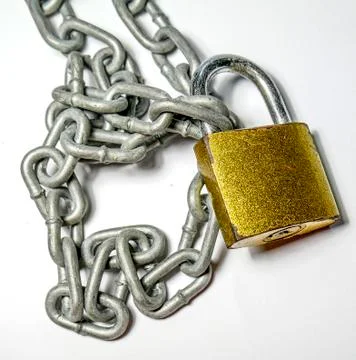 Chain locks Stock Photos