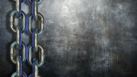 Chain  Loop Background Power Strength Concept Stock Footage 332666852