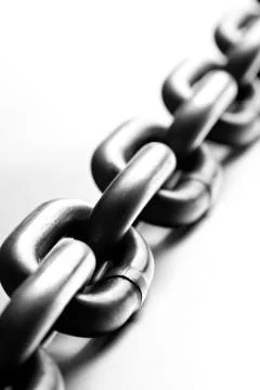 Chain macro Foto stock