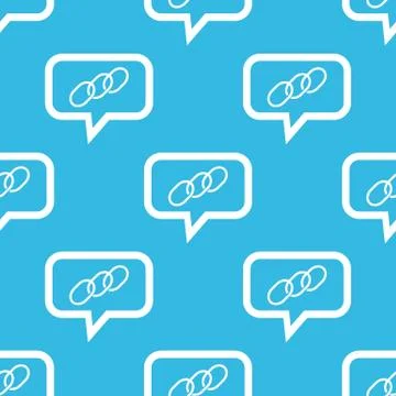 Chain message pattern Illustrazione stock