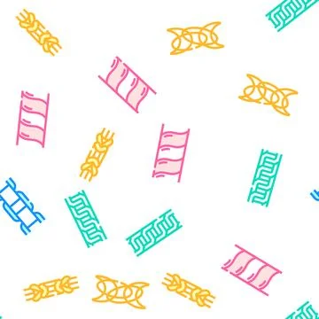 Chain metal link vector seamless pattern Illustrazione stock