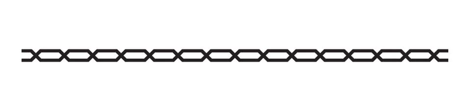 Chain Pattern Border Design Stockillustratie