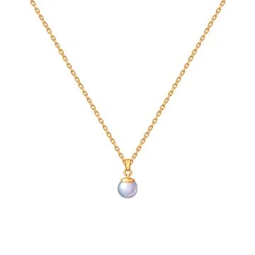Chain with pearl Stock Illustration