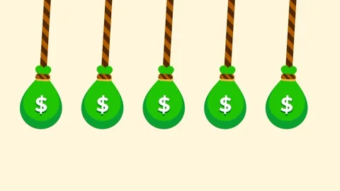 Chain of Savings Stock Footage 335815058