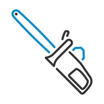 Chain Saw Icon Stock Illustration