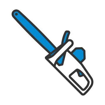 Chain Saw Icon Stock Illustration