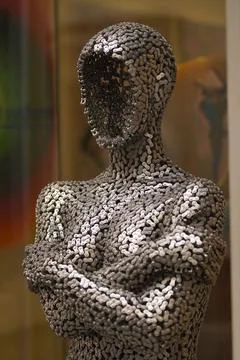 Chain Sculpture. Stock Photos