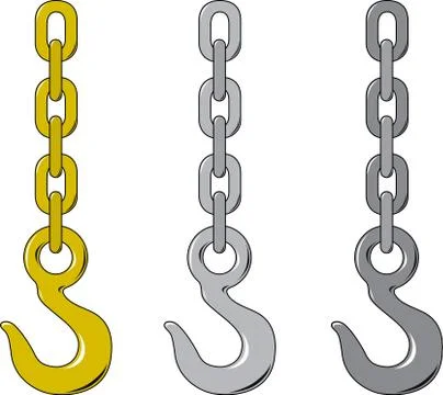 Chain set Stock Illustration