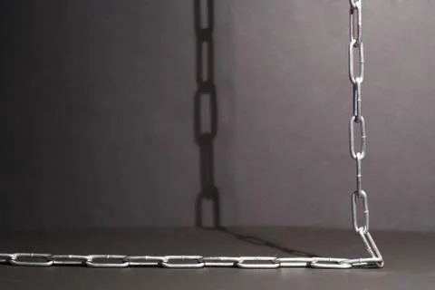 Chain With Shadow Stock Photos