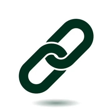 Chain sign symbol. Stock Illustration