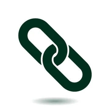 Chain sign symbol. Stock Illustration