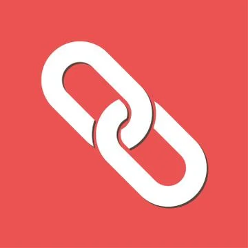 Chain sign symbol. Stock Illustration