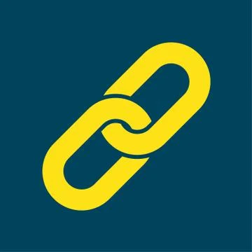 Chain sign symbol. Stock Illustration