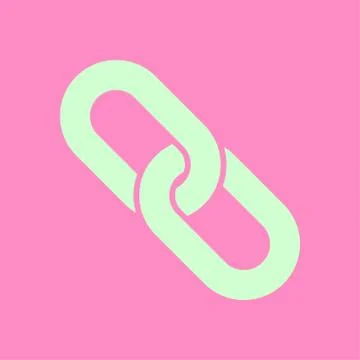 Chain sign symbol. Stock Illustration