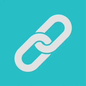 Chain sign symbol. Stock Illustration