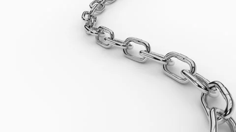 Chain as a snake Stock Footage 37976298