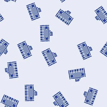 Chain store glyph seamless pattern Stock Illustration