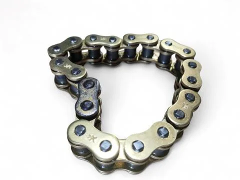,chain through use Foto stock