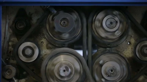 Chain transmission in the machine Video stock 126699852