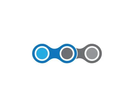 Chain vector icon symbol illustration design Stock Illustration