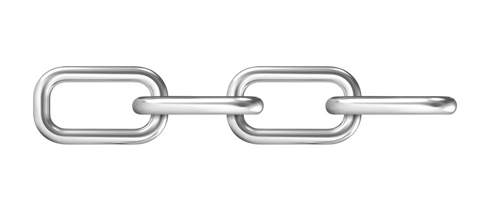 Chain vector illustration on white background Stock Illustration