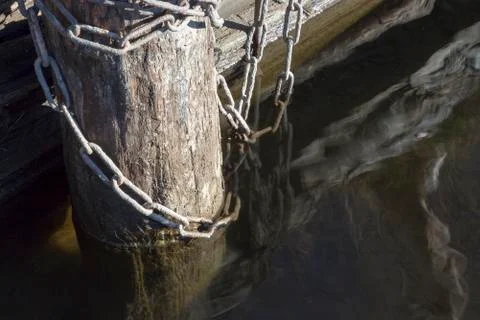 Chain in Water Stock Photos