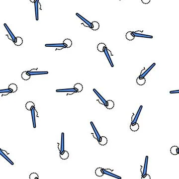 Chain wrench tool vector seamless pattern Stock Illustration