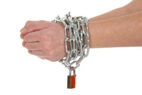 Chained Hands Stock Photos