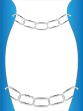 Chained Stock Illustration