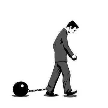 Chained Stock-Illustration