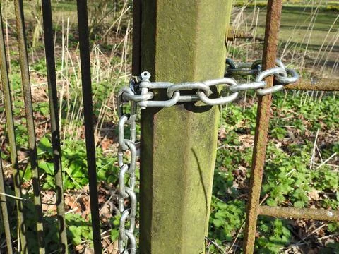 Chained post Stock Photos