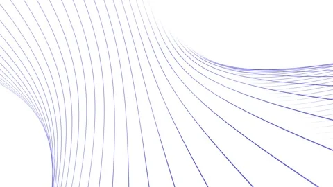 Chainging color lines loop motion isolated on white Video stock 229845904