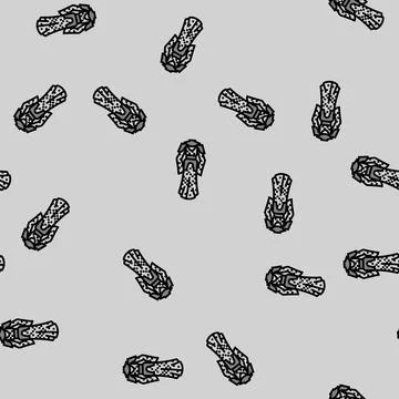 Chainmail armor inspired piece vector seamless pattern Stockillustratie