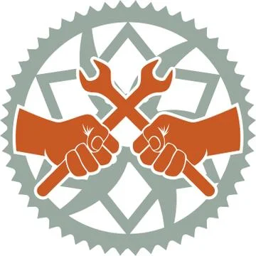 Chainring service Stock Illustration