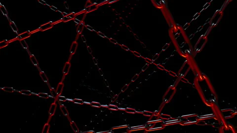 Chains from darkness Stockbeeldmateriaal 230113372