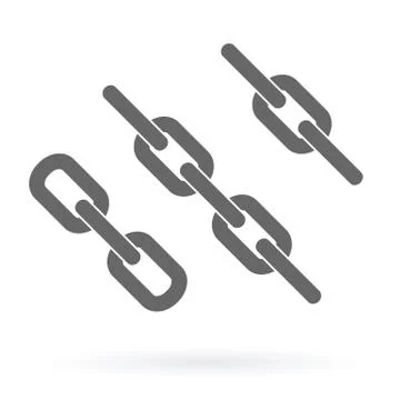 Chains icon Stock Illustration