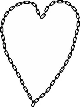 Chains of love Stock Illustration