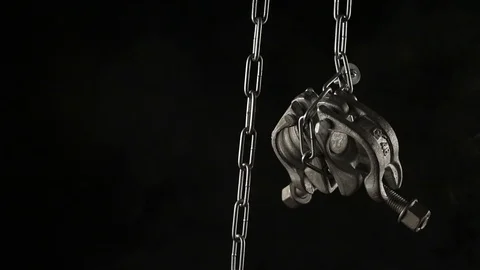 Chains of modern slavery Stock Footage 102481486