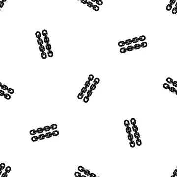 Chains pattern seamless black Illustrazione stock
