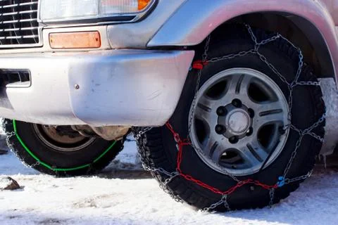 The chains snow Stock Photos
